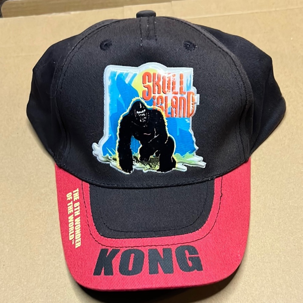 Disney Black and Red Skull Island Kong Hat